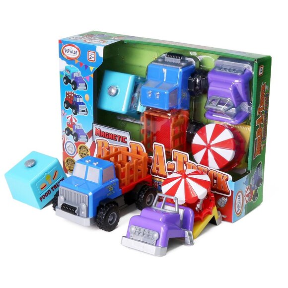 NEW! Popular Playthings Magnetic Build-a-Truck™ County Fair - Picture 1 of 6